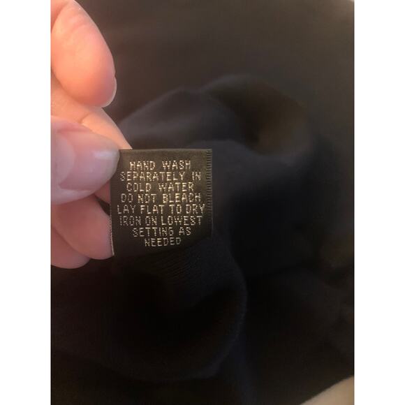 Cyrus black turtle neck womans medium cutout shoulder new with tags cute pro - Picture 3 of 8